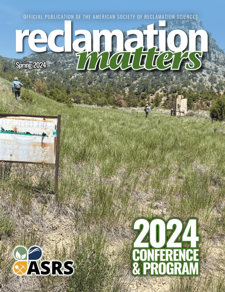 Reclamation Matters – American Society of Reclamation Sciences (ASRS)